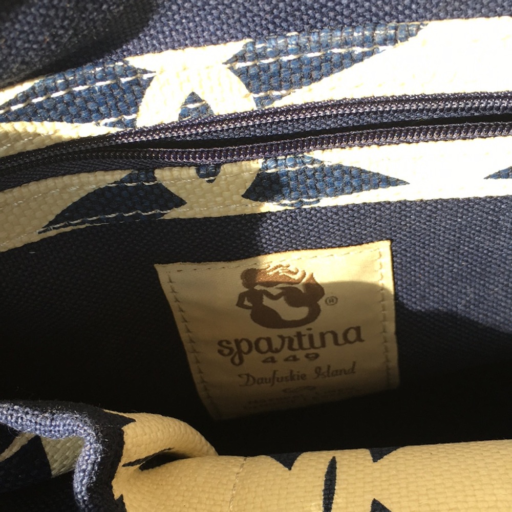 Spartina 449 four pocket linen purse - Picture 8 of 12